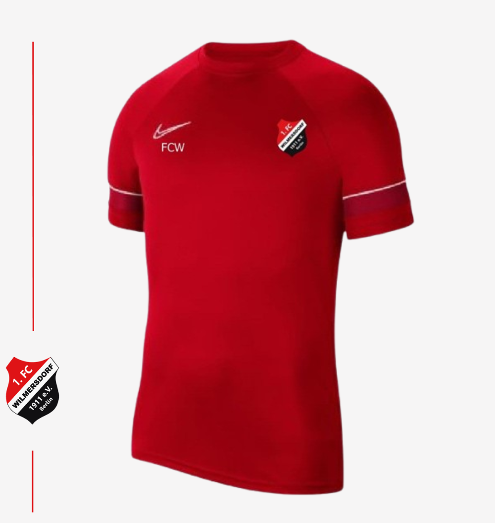 Rotes Trainingsshirt Erwachsene