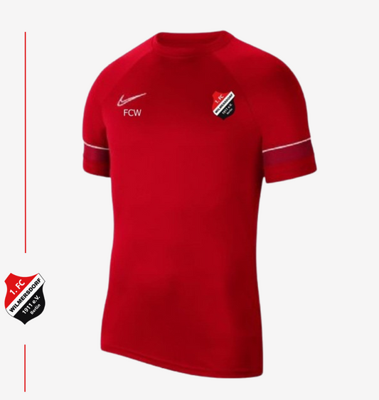 Rotes Trainingsshirt Erwachsene
